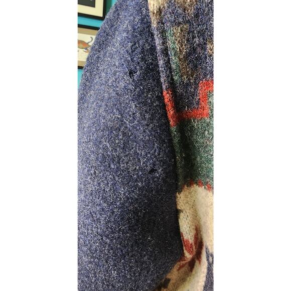 Giesswein Women's 100% Wool Coat Jacket Size 36 (8) Winter Scene Deer - Picture 4 of 9